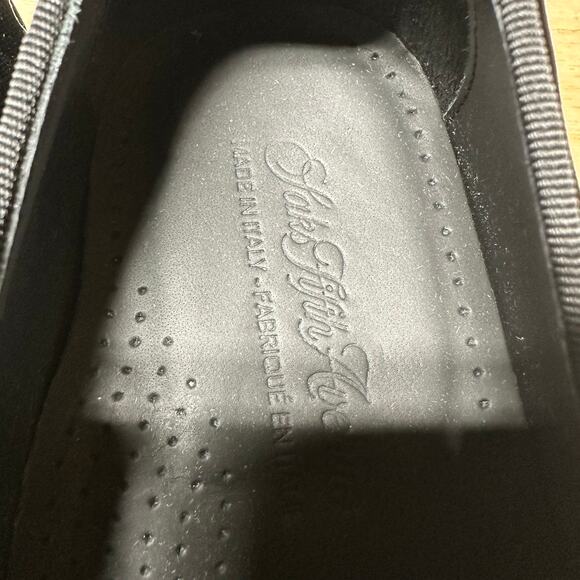 Saks Fifth Avenue Collection Velvet Loafers Black Men\'s Size 7 New in Box main image 11